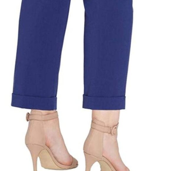 Lane Bryant Allie Royal Blue Cuffed Pants EUC sz 18 - Picture 7 of 9